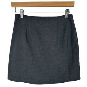All That Jazz Gray Y2K 90s Vintage Mini Skirt